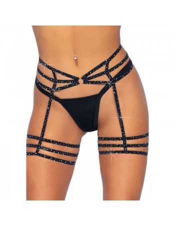 Leg Avenue Rhinestone Garter Straps - MySexyShop.eu