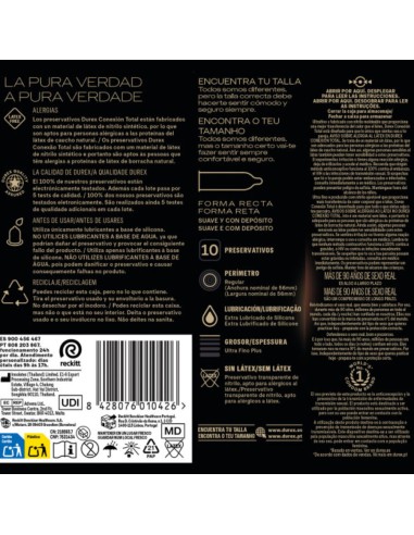Durex Conexión Total Xl Ultra Fino... Durex Conexión Total Xl Ultra Fino...
