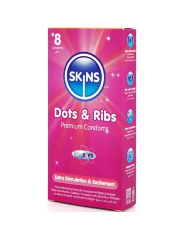Skins Dots & Ribs Premium Condoms...