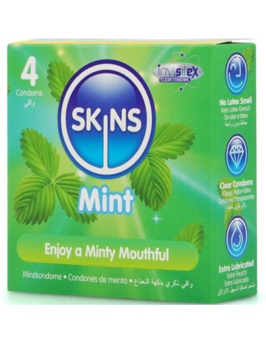 Skins Preservativos Mint Premium... Skins Preservativos Mint Premium...