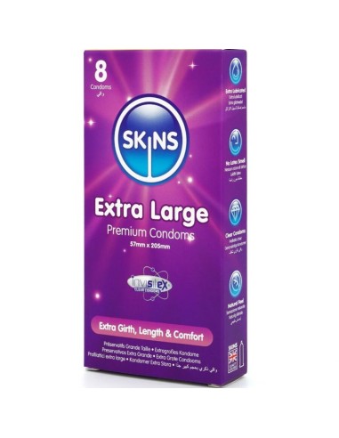 Skins Preservativos Extra Grande... Skins Preservativos Extra Grande...