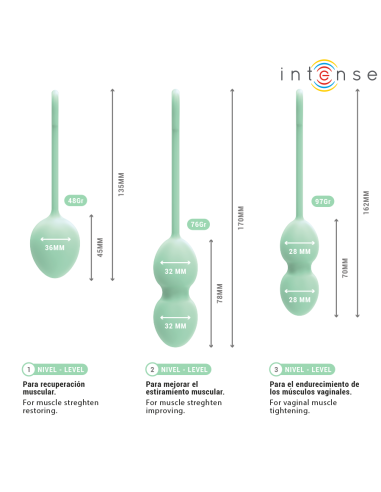 Intense Kit Charli Kegel Ball Verde...