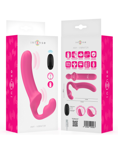 Intense Amy Vibrador Duplo 20 cm Rosa... Intense Amy Vibrador Duplo 20 cm Rosa...