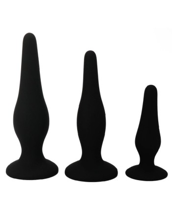 Joli Fond Bouchons En Silicone Kit Anal Pour Débutant -