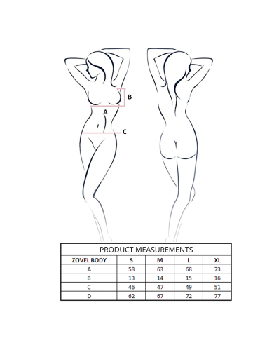 Passion Zovel Body Negro L/Xl Passion Zovel Body Negro L/Xl