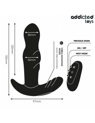 Addicted Toys Rotating Vibrating Anal...