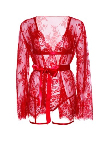 Leg Avenue 86123 Teddy + Garter Robe...