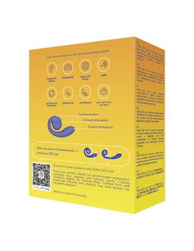 Snail Vibe Gizi Lite Vibrador Duplo... Snail Vibe Gizi Lite Vibrador Duplo...
