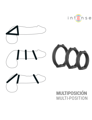 Intense Peter Set Of 3 Penis Rings...