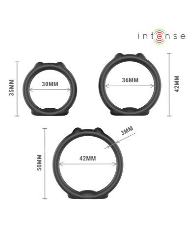 Intense Peter Set Of 3 Penis Rings...