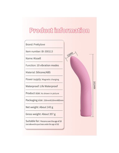 Pretty Love Kisell Vibratore Rosa Per...