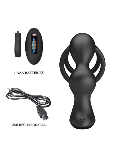 Mr Play Plug Anal Vibrant Avec Anneau...
