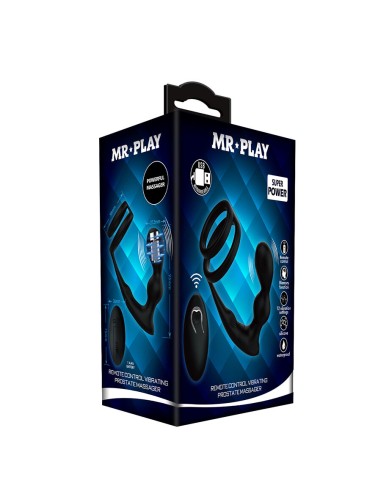 Mr Play Plug Anal Vibratório Com Anel...