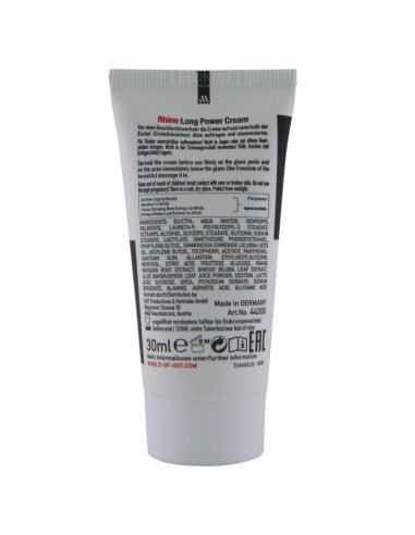 Hot Rhino Long Power Crema 30 ml Hot Rhino Long Power Crema 30 ml
