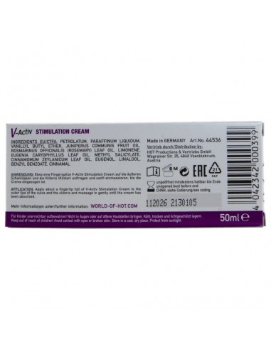 Hot V Activ Stimulation Cream For...
