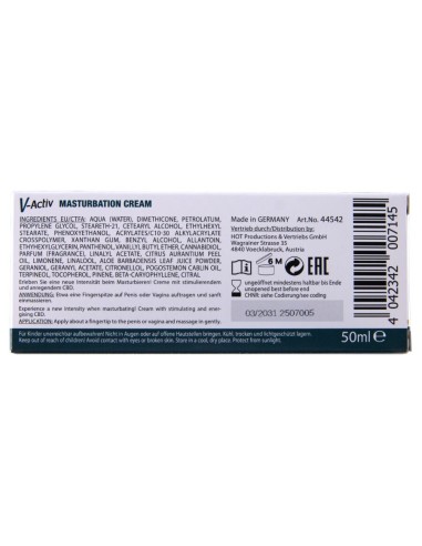 Hot Masturbationscreme Mit Cbd Unisex...