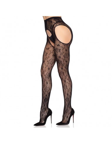 Leg Avenue Collant Con Reggicalze...