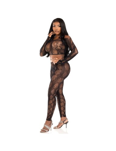 Leg Avenue 89373 Python Crop Top &...