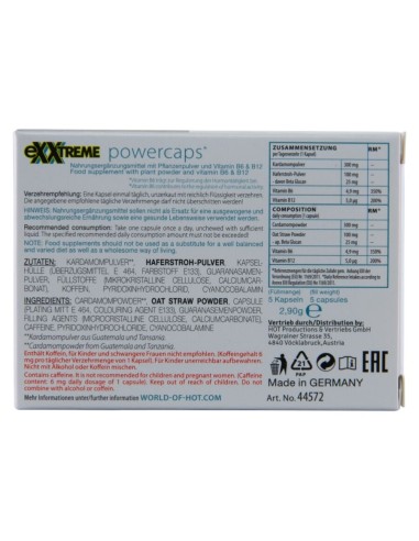 Hot Exxtreme Power Caps Man 5 Units