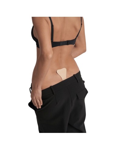 Bye Bra Adhesive Thong Beige One Size