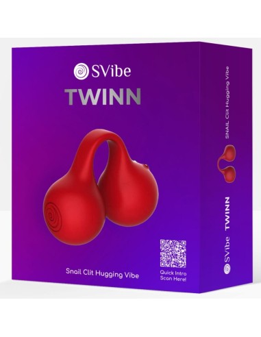 Snail Vibe Twinn Vibratore A Dita Cherry