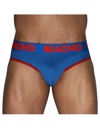 Macho Mch005 Classic Slip Bleu + Rouge