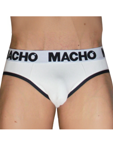 Macho Mch006 Slip Clássico Branco +...