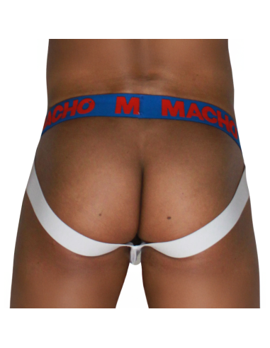 Macho Mx29Az White Jock + Dark Blue
