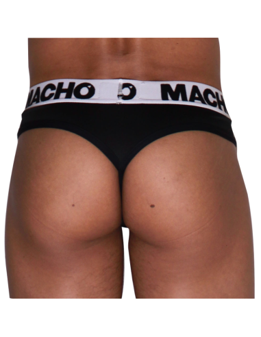 Macho Mtg002 Black/Black Thong