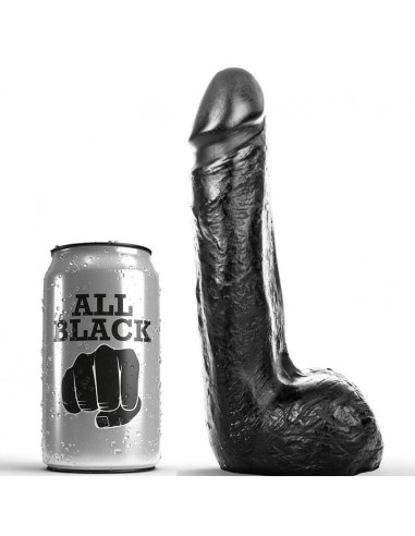 All black dildo smoth 20 cm | MySexyShop