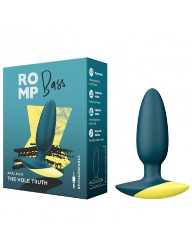 Romp Bass Plug Anal Vibrador 10 cm Verde Romp Bass Plug Anal Vibrador 10 cm Verde