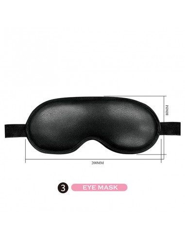 Pretty Love Kit Bdsm De 8 Peças Preto Pretty Love Kit Bdsm De 8 Peças Preto