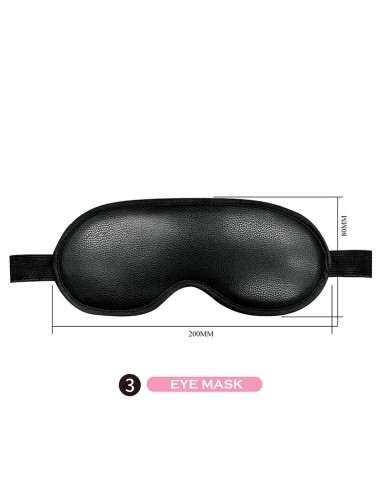 Pretty Love Kit Bdsm 8 Pièces Noir