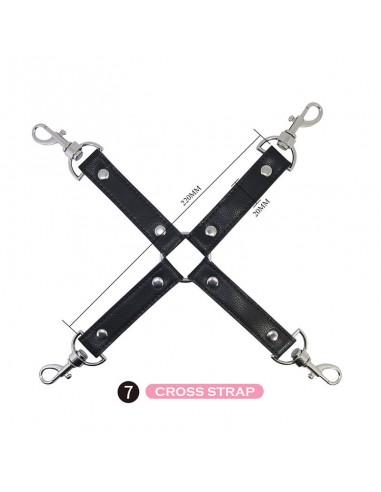 Pretty Love Kit Bdsm 8 Piezas Negro Pretty Love Kit Bdsm 8 Piezas Negro