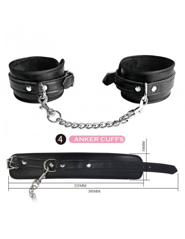 Pretty Love Kit Bdsm De 8 Peças Preto Pretty Love Kit Bdsm De 8 Peças Preto