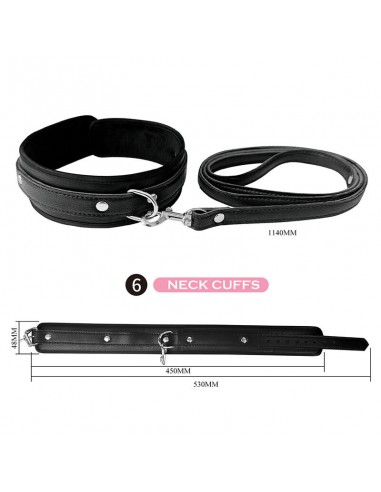 Pretty Love Kit Bdsm Da 8 Pezzi Nero