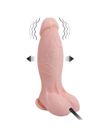 Inflatable and vibrating realistic dildo 18.8 cm | MySexyShop