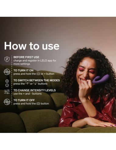 Lelo Ina Vibratore A Spinta Rabbit Viola
