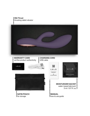 Lelo Ina Thrust Vibrador Rabbit Con... Lelo Ina Thrust Vibrador Rabbit Con...