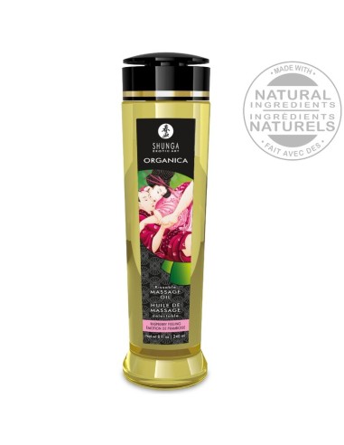 Shunga Organic Massage Oil Raspberry...