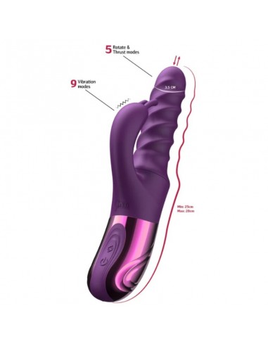 She.e.o Vibrador Redemoinho Coelho Roxo She.e.o Vibrador Redemoinho Coelho Roxo