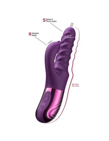 She.e.o Purple Rabbit Swirl Vibrator