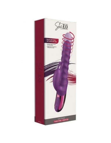 She.e.o Purple Rabbit Swirl Vibrator