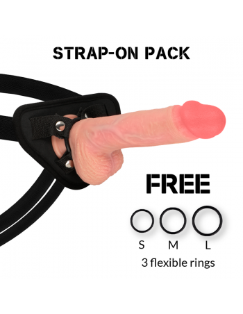 Rockarmy harness + liquid silicone premium spitfire realistic 21cm - MySexyShop (ES)