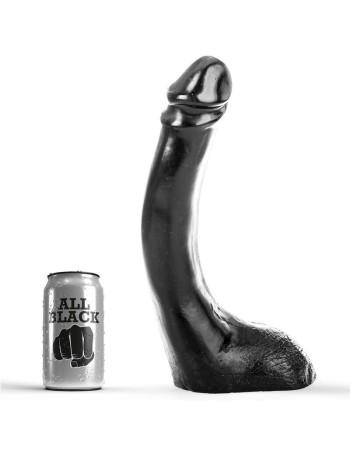 All black dildo 29cm fisting