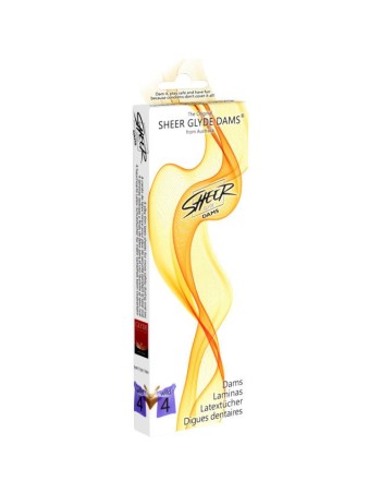 Sheer Glyder Dams Laminas Latex Sexo Oral Moras Silvestres -