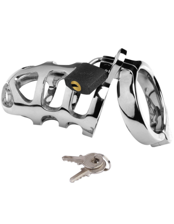 Metallharter hahnring haltekäfig - MySexyShop.eu