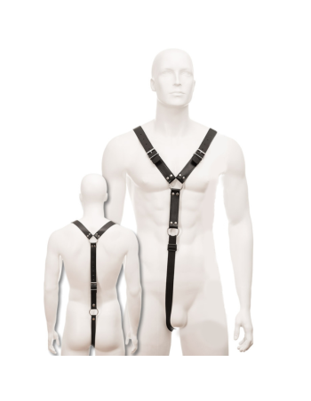 Leder körper gurt männer schwarz - MySexyShop.eu