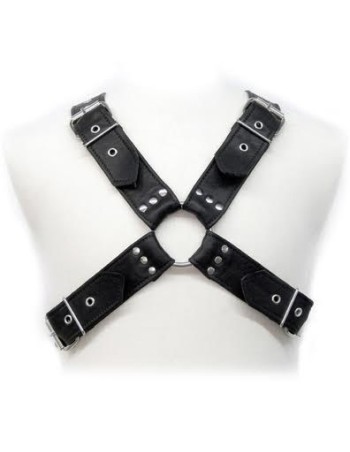 Harnais Boucles De Corps En Cuir - MySexyShop