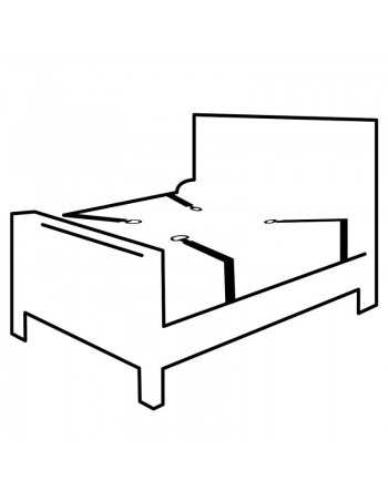 Darkness interlace over and under bed restraint set - MySexyShop.eu